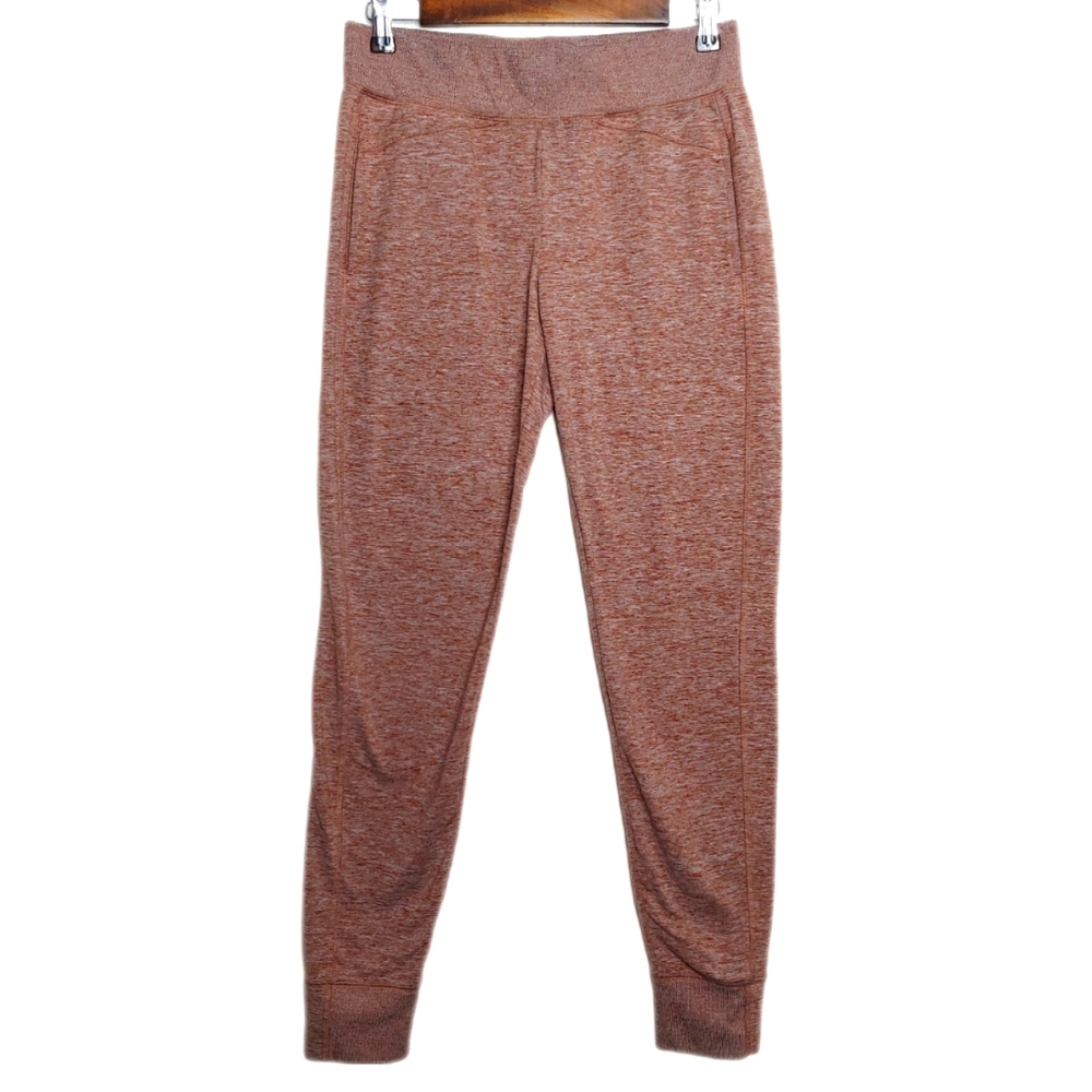 Z by Zella Women's Heathered Rose Pink Athletic Jogger Leggings Size Small